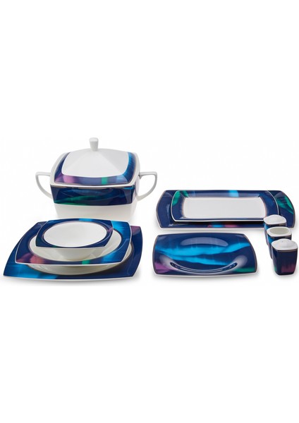 Fine Pearl Aurora 62 Parça 12 Kişilik Yemek Takımı modelleri