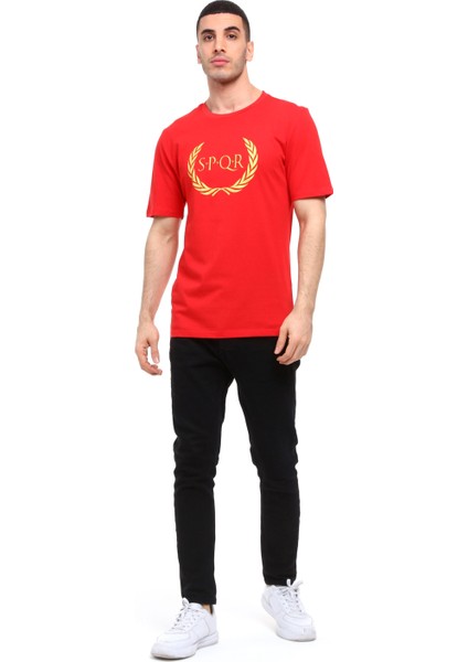 Spqr Erkek T-Shirt Ares Kırmızı indirimleri