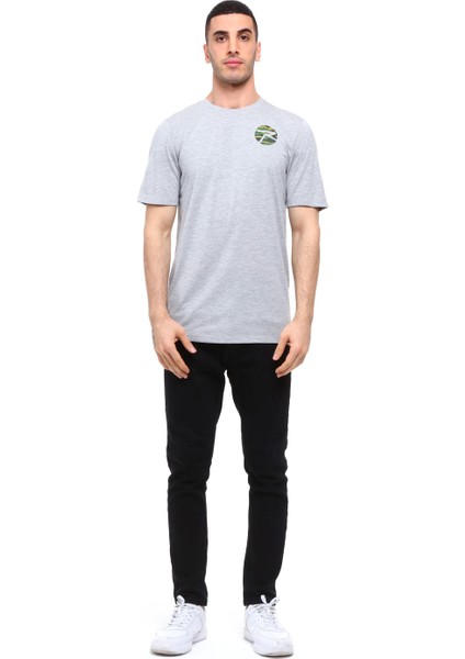 Erkek T-Shirt Gera Gri Melanj indirimleri