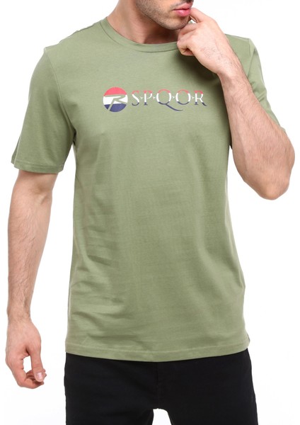 Erkek T-Shirt Arve Haki