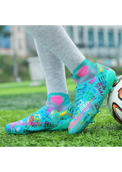 Mavi Futbol Ayakkabısı (Yurt Dışından)
