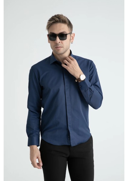 Erkek Uzun Kol Saten Gömlek 2097 indirimleri