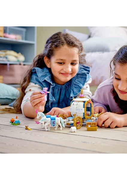 ® # Disney Sindirella'nın Kraliyet Arabası 43192; Harika bir Hediye Olan Yaratıcı bir Yapım Seti (237 Parça)