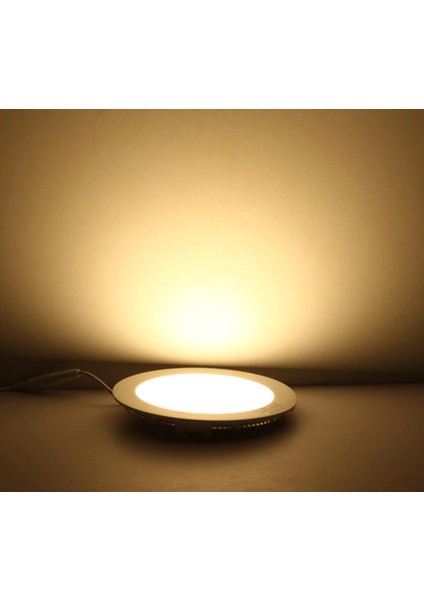 3 Watt Panel LED Armatür Sıva Altı Yuvarlak Ct 5144 Günışığı Sarı Işık 3200K Alüminyum Kasa