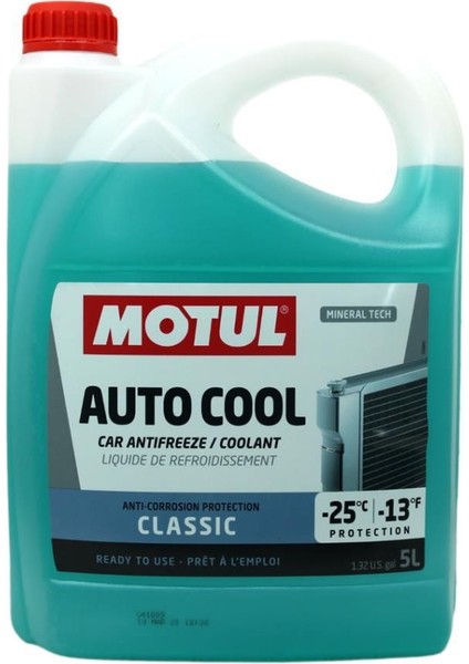 Auto Cool Classic -25°C Yeşil Antifriz 5 Litre