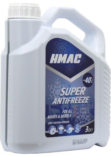 H-Mac Antifriz -40°C 3 Litre Uzun Ömürlü