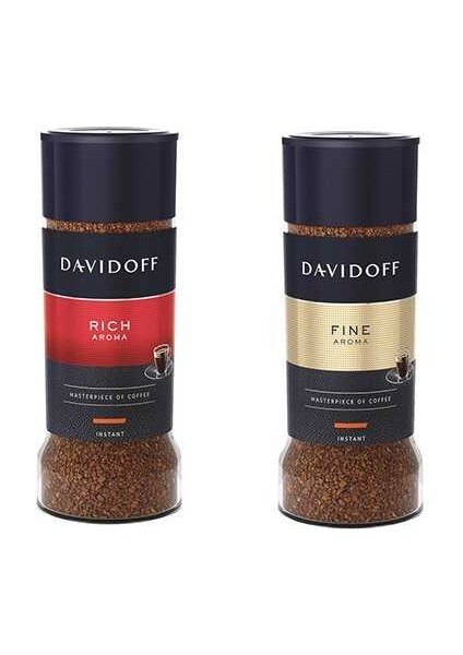 Mp Tchibo Davidoff Rich Aroma 100 gr + Davidoff Fine Aroma 100 gr 2li