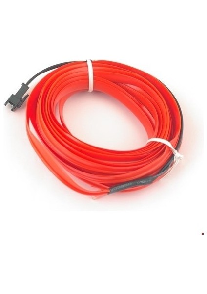 Araç Araba Içi Torpido Ledi Renkli Ip Neon Ip LED 2 Metre-Kırmızı