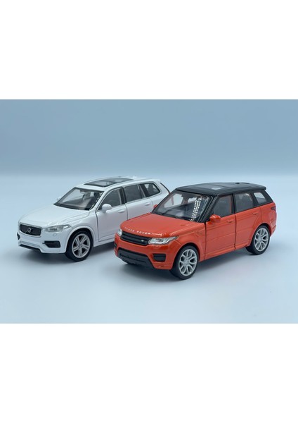 Volvo XC90- Range Rover Set Model Araba