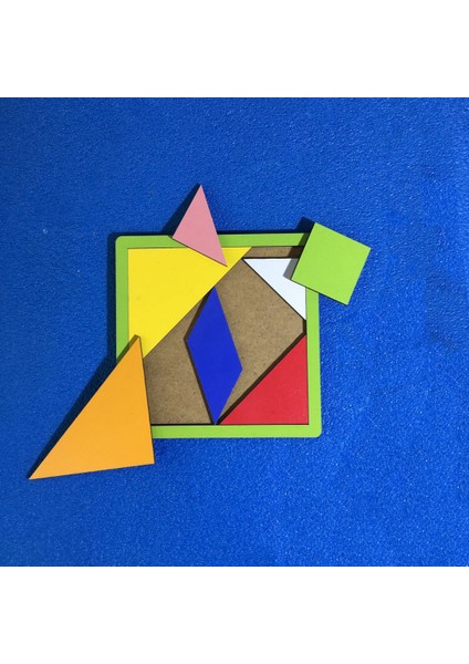 Ahşap Eğitici Öğretici Tangram Mini