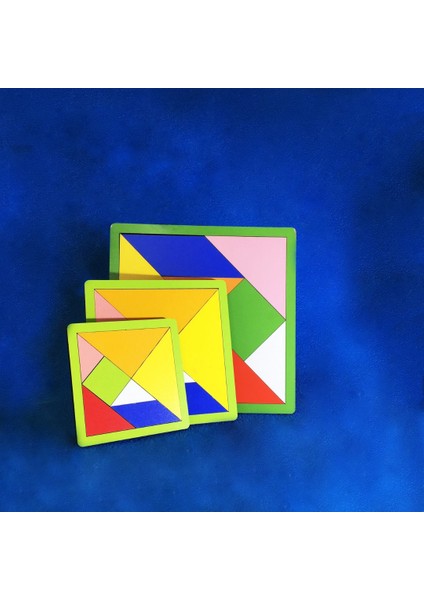 Ahşap Eğitici Öğretici Tangram Mini