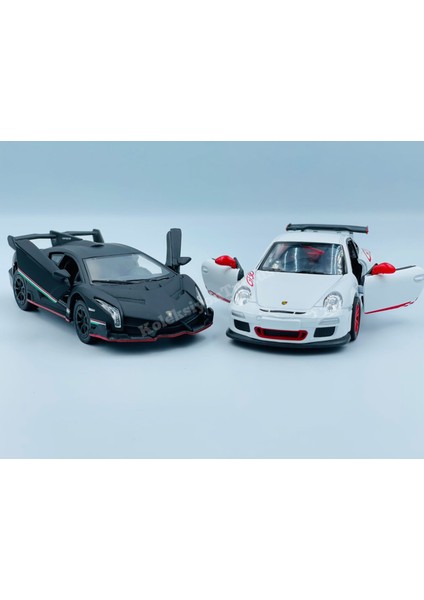 Porsche Lamborghini Set Model Araba modelleri