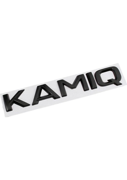 Skoda Kamıq Bagaj Yazısı Siyah