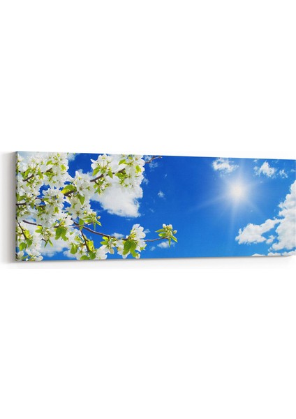 10586YI Ağaç Görseli Yatay Ince Kanvas Tablo