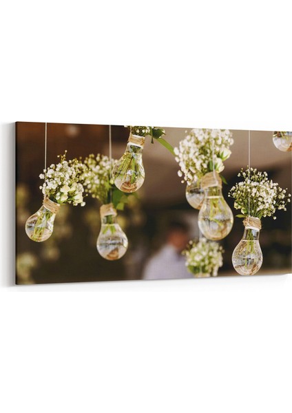 10811YD Ağaç Görseli Yatay Dar Kanvas Tablo