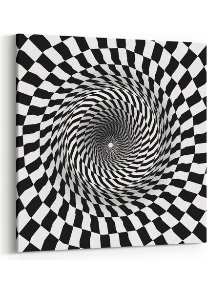 10239K Abstract Girdap Görsel Kare Kanvas Tablo