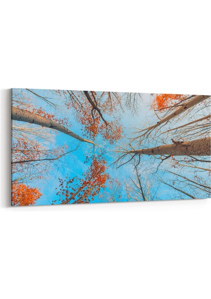 10903YD Ağaç Görseli Yatay Dar Kanvas Tablo
