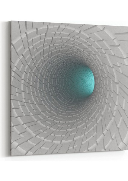 10240K Abstract Girdap Görsel Kare Kanvas Tablo