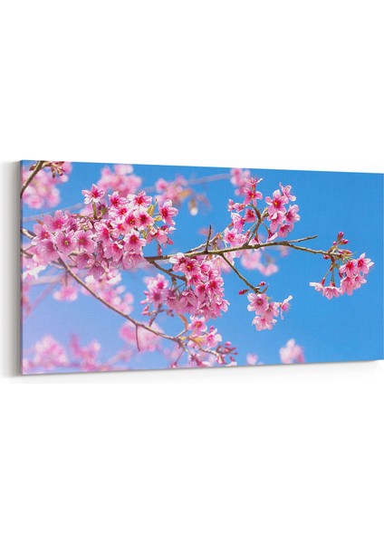 10939YD Ağaç Görseli Yatay Dar Kanvas Tablo