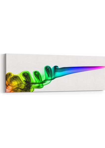 10173YI Abstract Görsel Yatay Ince Kanvas Tablo
