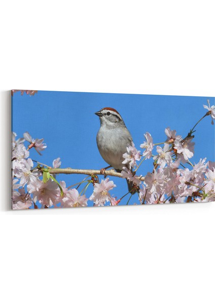 10902YD Ağaç Görseli Yatay Dar Kanvas Tablo