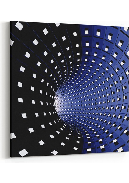 10254K Abstract Girdap Görsel Kare Kanvas Tablo