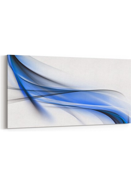 10143YD Abstract Görsel Yatay Dar Kanvas Tablo
