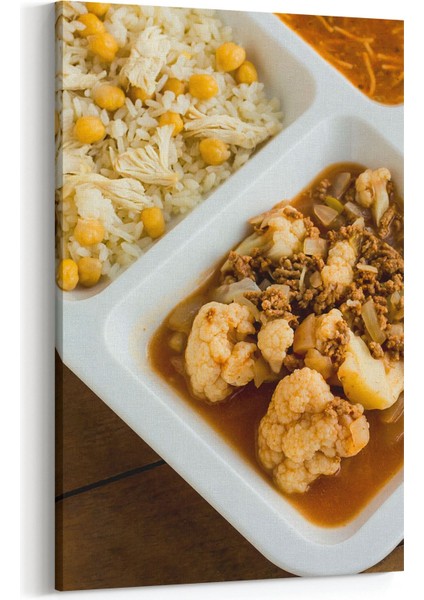 14985D Gıda Görseli Dikey Kanvas Tablo