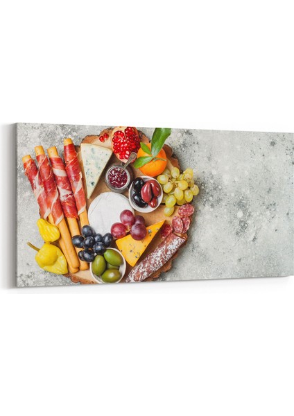 14993YD Gıda Görseli Yatay Dar Kanvas Tablo