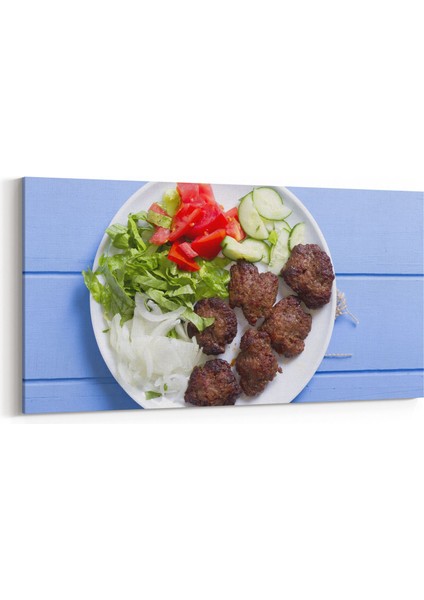 15296YD Gıda Görseli Yatay Dar Kanvas Tablo