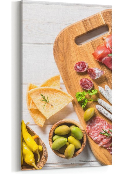 14999DD Gıda Görseli Dikey Dar Kanvas Tablo