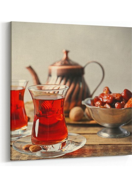 15230K Gıda Görseli Kare Kanvas Tablo