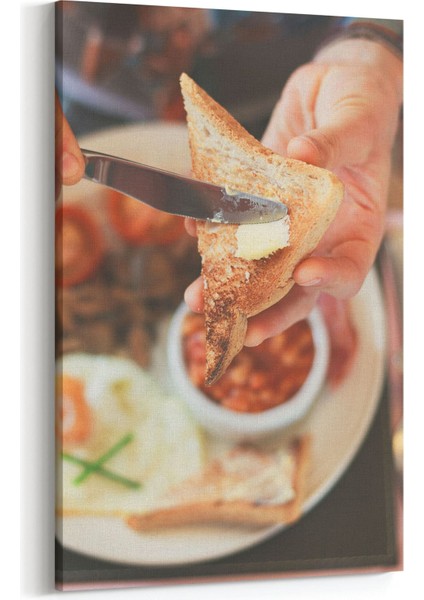 15104D Gıda Görseli Dikey Kanvas Tablo