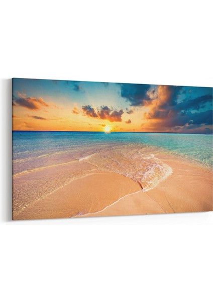 16068Y Günbatımı Görseli Yatay Kanvas Tablo