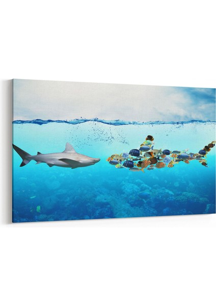 12948Y Deniz / Okyanus Görseli Yatay Kanvas Tablo