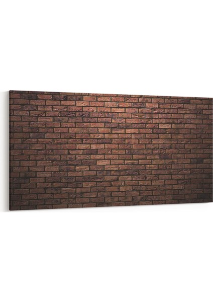 17387YD Taş / Tuğla Görseli Yatay Dar Kanvas Tablo