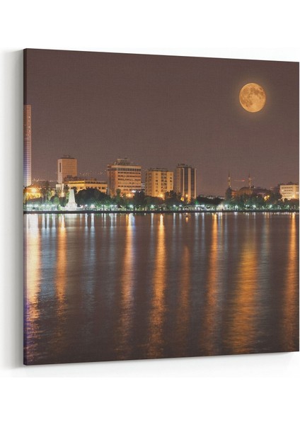 17990K Yapı Görseli Kare Kanvas Tablo