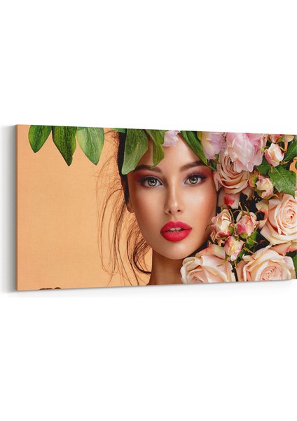 16816YD Model / Manken Görseli Yatay Dar Kanvas Tablo