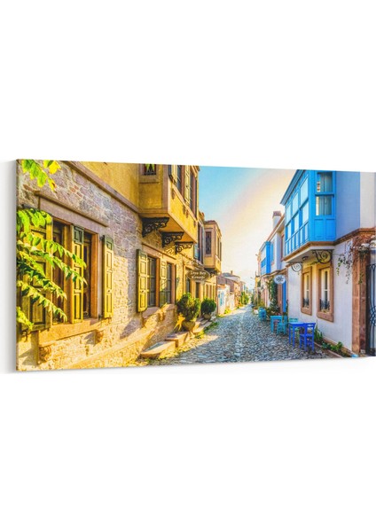 18036YD Yapı Görseli Yatay Dar Kanvas Tablo
