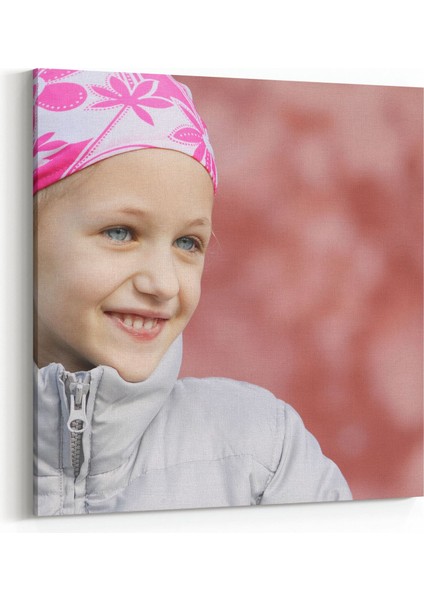 17018K Model / Manken Görseli Kare Kanvas Tablo