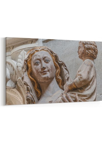 16253Y Heykel / Sanat Görseli Yatay Kanvas Tablo