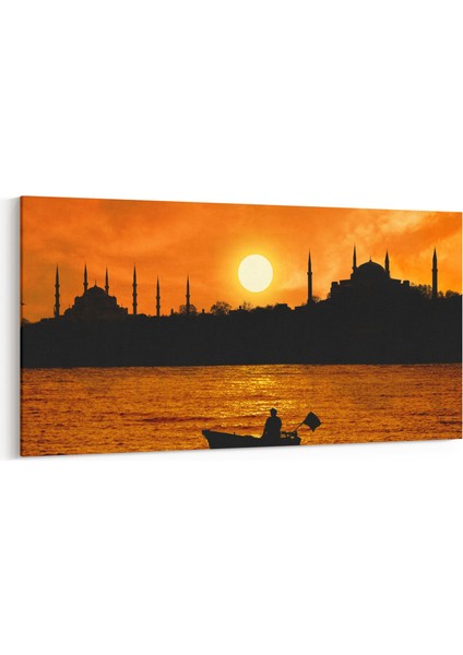 18584YD Yapı Görseli Yatay Dar Kanvas Tablo