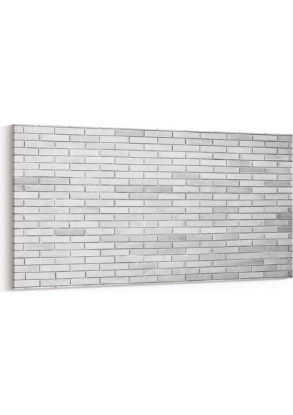 17462YD Taş / Tuğla Görseli Yatay Dar Kanvas Tablo