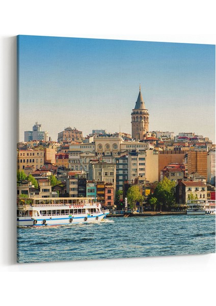 18599K4 Yapı Görseli Kare 4'lü Kanvas Tablo
