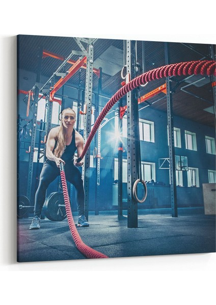 17112K Spor Görseli Kare Kanvas Tablo