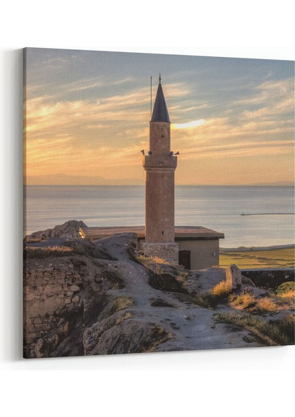 18846K4 Yapı Görseli Kare 4'lü Kanvas Tablo