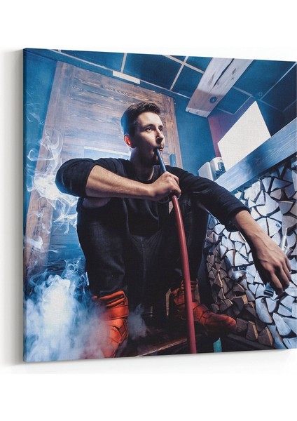 16994K Model / Manken Görseli Kare Kanvas Tablo