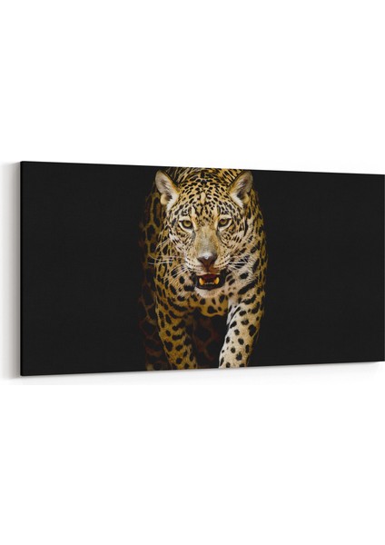 12522YD Hayvanlar Alemi Görseli Yatay Dar Kanvas Tablo