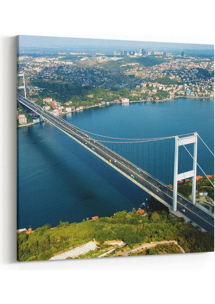 18627K4 Yapı Görseli Kare 4'lü Kanvas Tablo