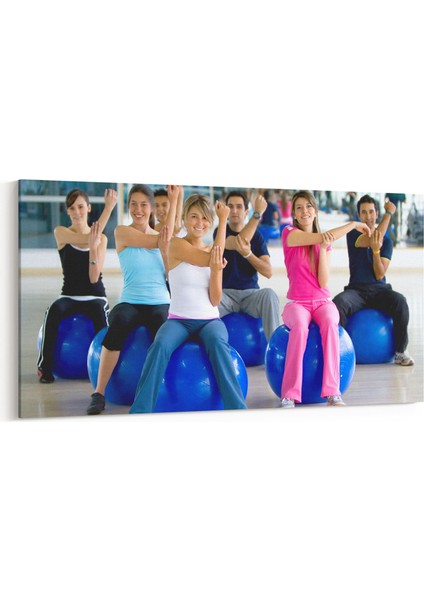 17165YD Spor Görseli Yatay Dar Kanvas Tablo